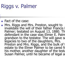 Riggs v palmer case brief