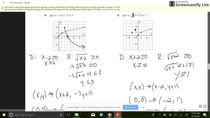 Graphing functions radicals radical