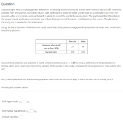 Gary a psychologist conducts a study to determine