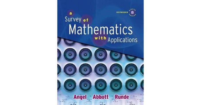 A survey of mathematics with applications 11th edition