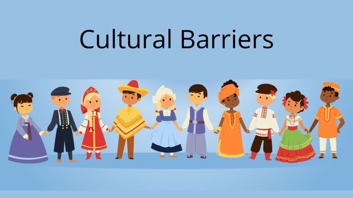 Cultural barriers can impede acceptance of products in foreign countries