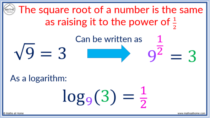 Power root exponential and logarithmic functions quiz