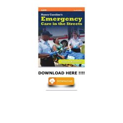 Nancy caroline emergency care in the streets 9th edition