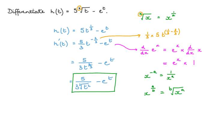 Power root exponential and logarithmic functions quiz